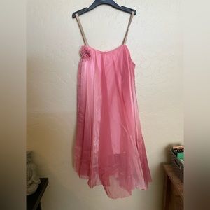 pink one piece solo costume